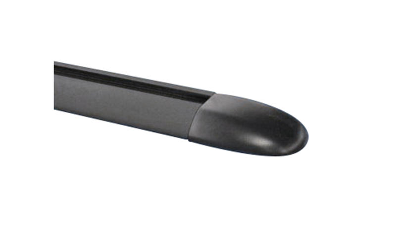 Universal roof rack tracks top